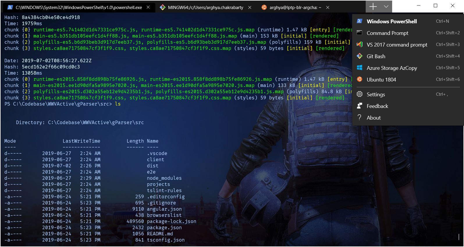 windows 10 terminal